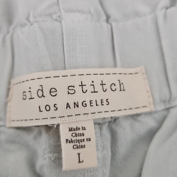 Side Stitch Los Angeles Wide Leg Button Front Pants Women’s Size Large NWOT - Picture 7 of 7